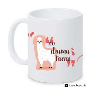 No Drama Lama Tasse 2